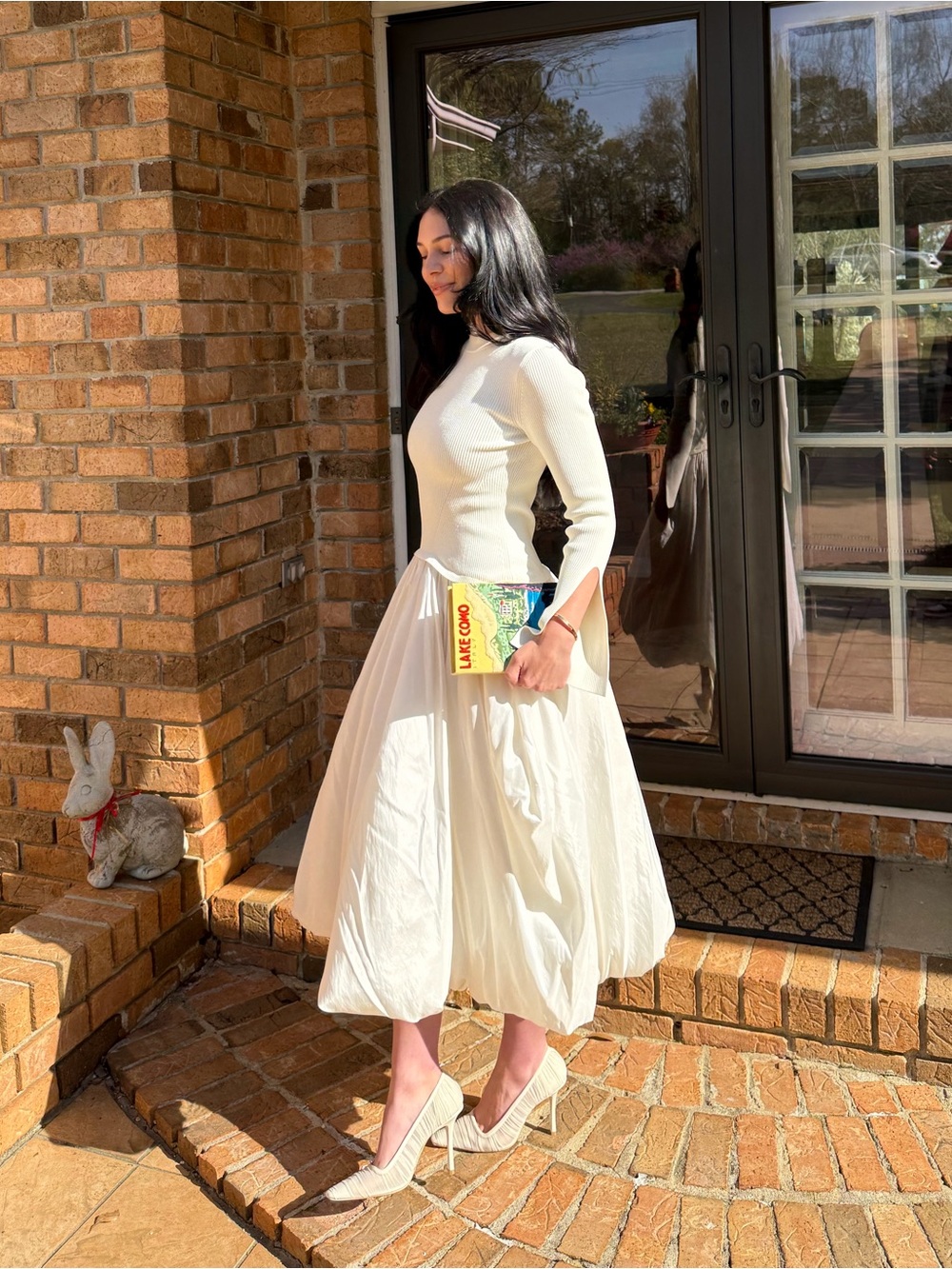 Simkhai Kenlie Ivory Midi Dress - Picture 6 of 6